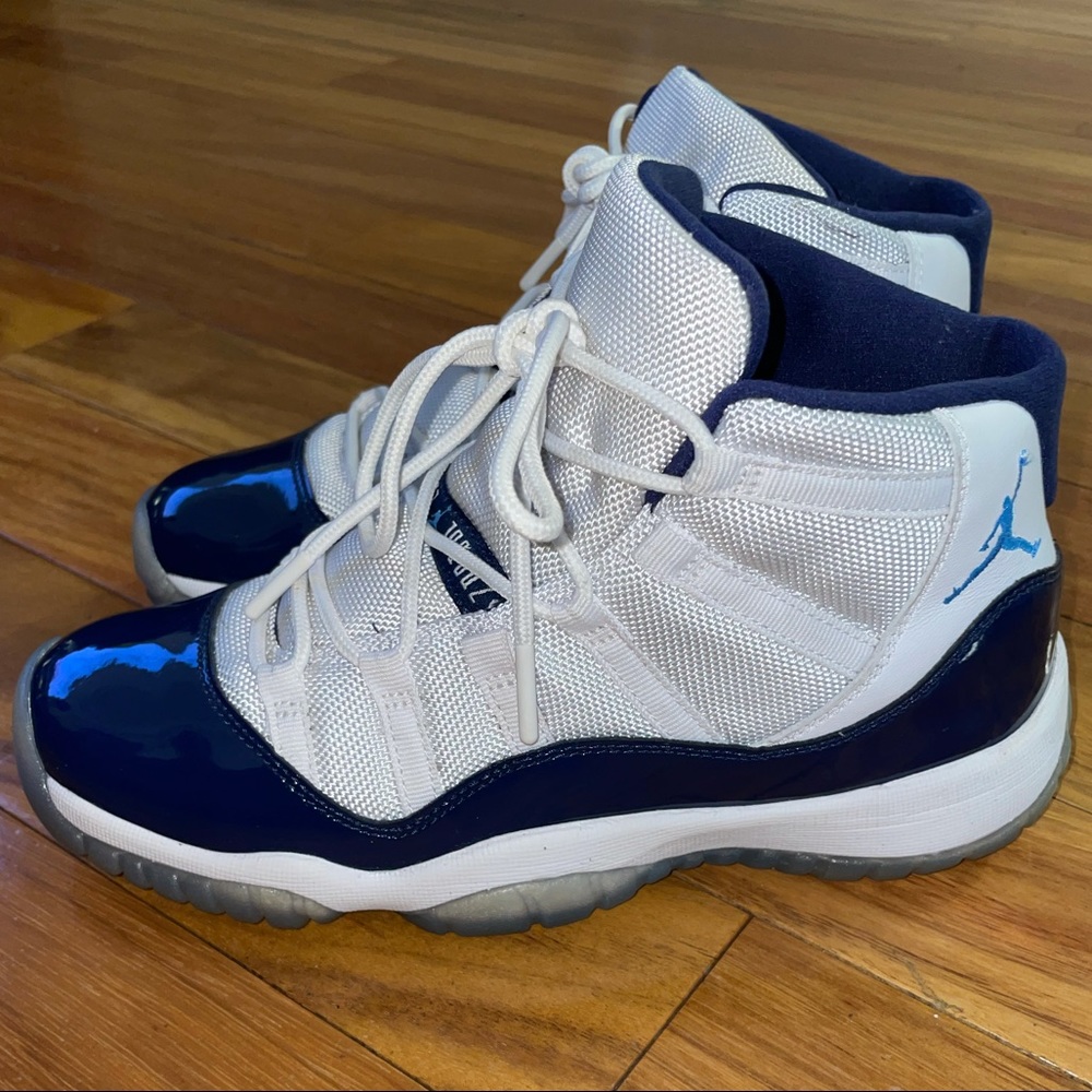Air Jordan Retro 11 Win Like 82 Navy/White Size 5.5 Grade School